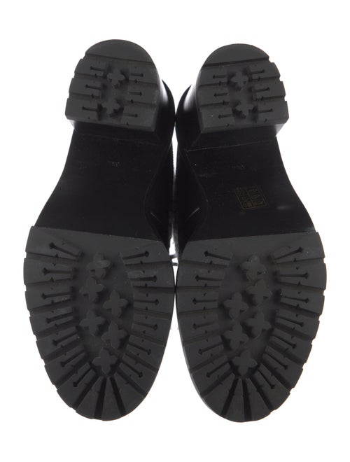 Tory Burch Tweed Printed Combat Boots