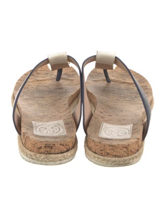 Tory Burch Leather Espadrilles