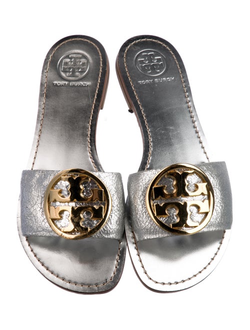 Tory Burch Leather Slides