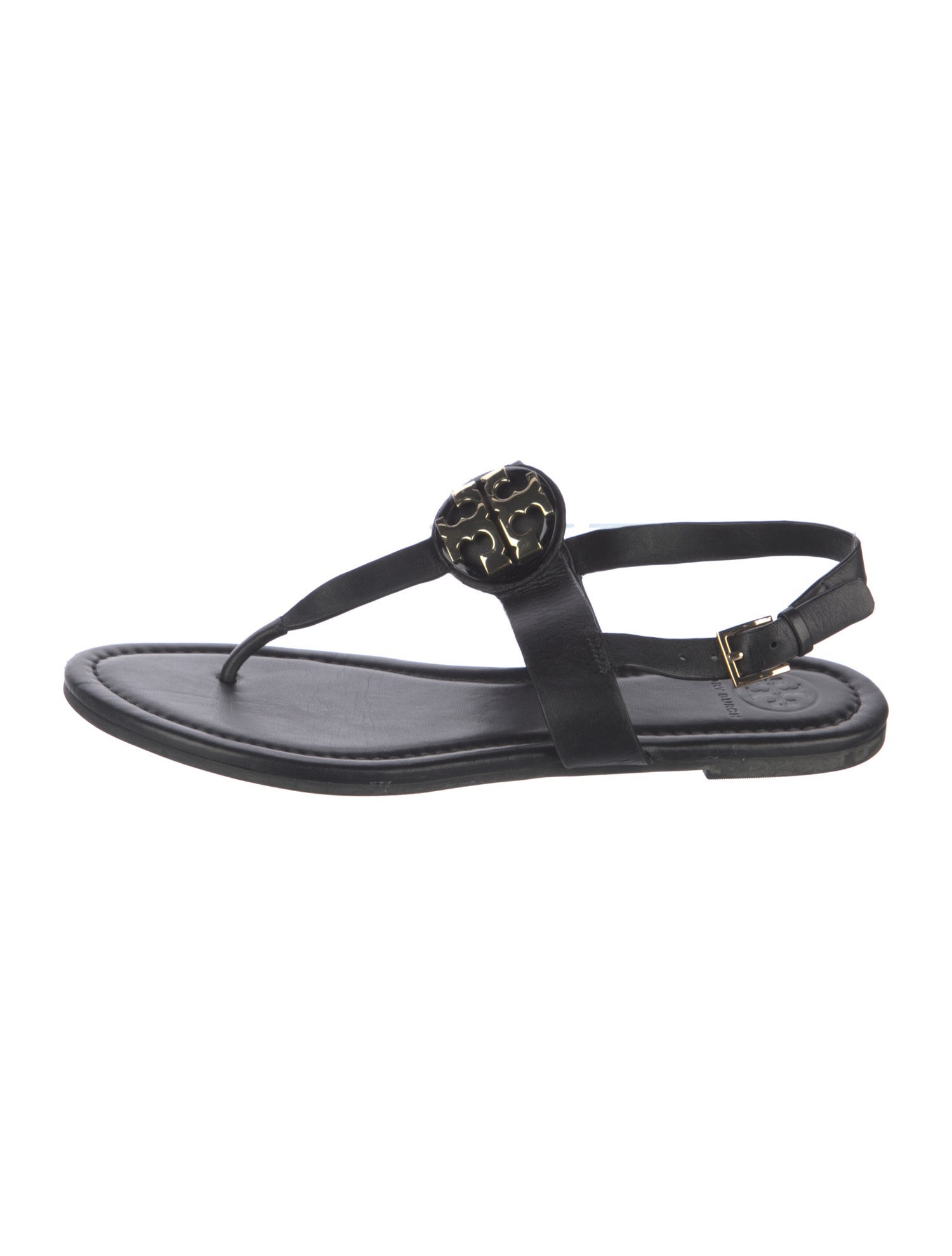 Tory Burch Leather T-Strap Sandals