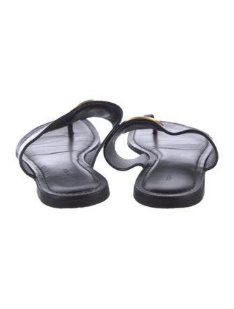 Tory Burch Leather Slides