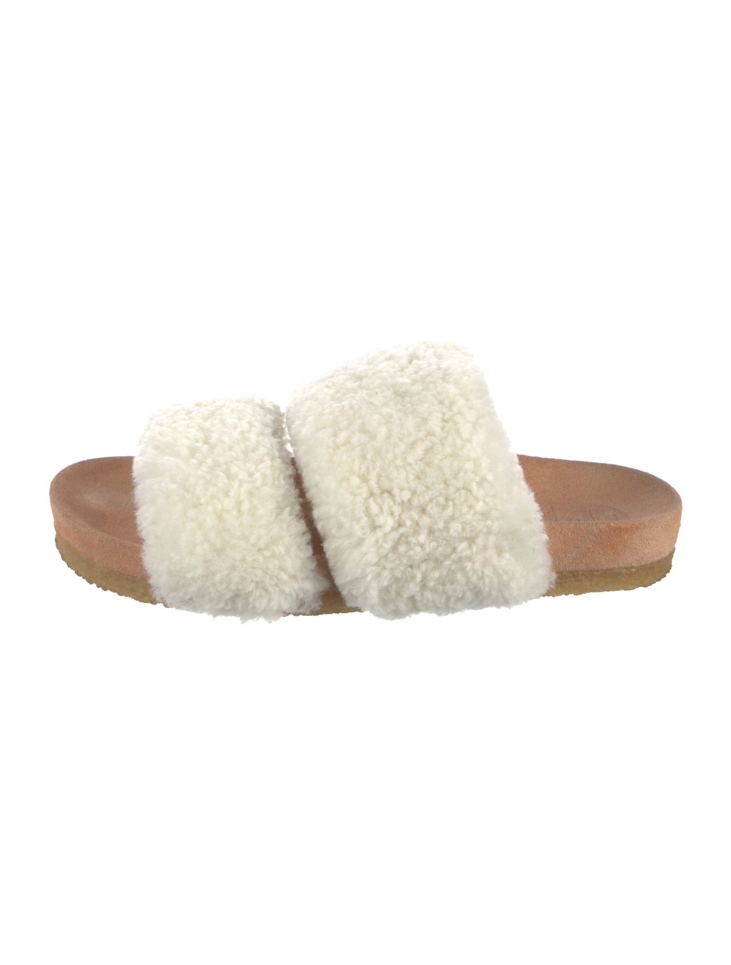 Tory Burch Shearling Slides