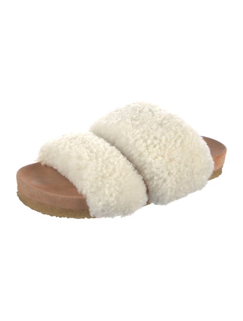 Tory Burch Shearling Slides