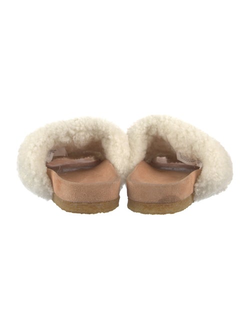 Tory Burch Shearling Slides