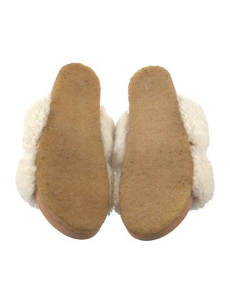 Tory Burch Shearling Slides