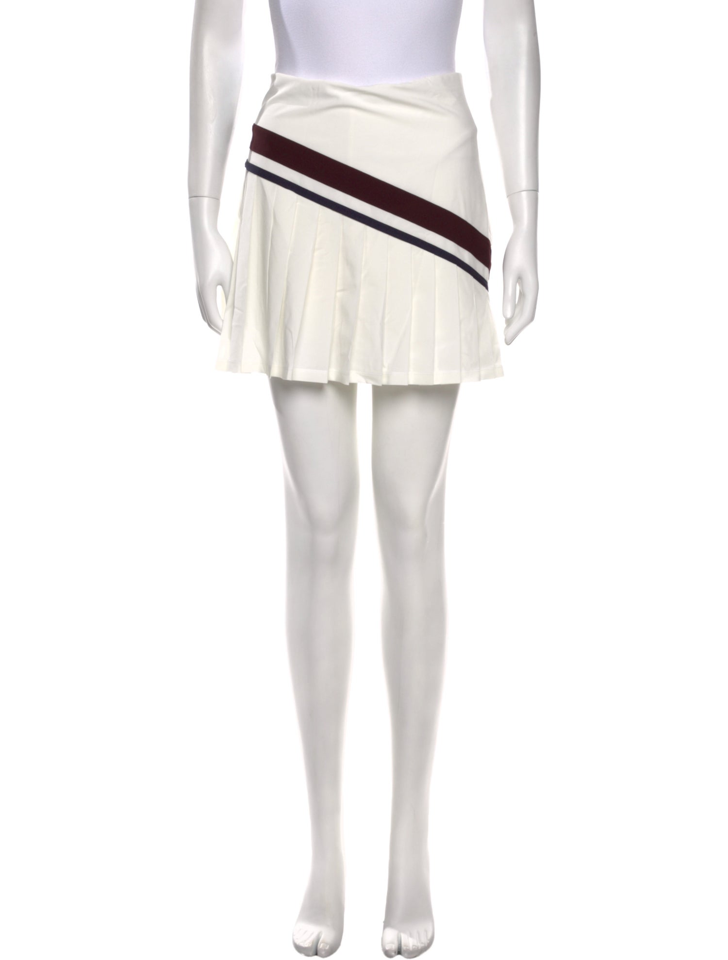Tory Burch Striped Mini Skirt