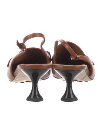 Tory Burch Patent Leather Slingback Pumps