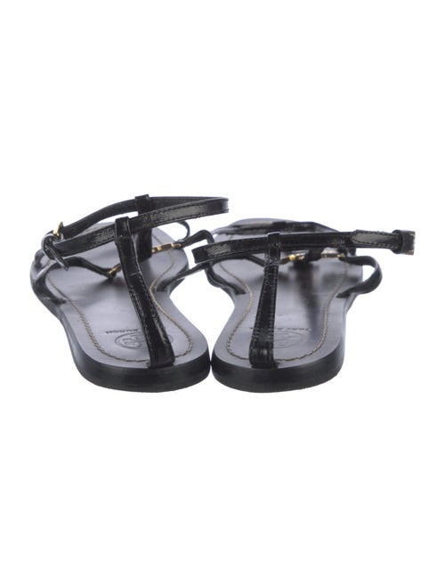 Tory Burch Patent Leather T-Strap Sandals