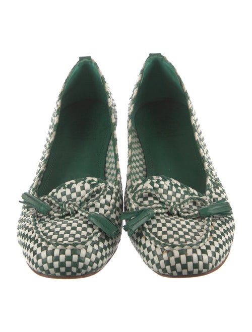 Tory Burch Leather Printed Ballet Flats