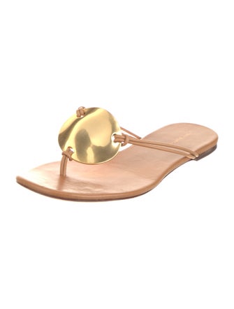 Tory Burch Leather Slides