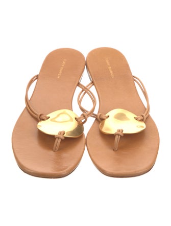 Tory Burch Leather Slides