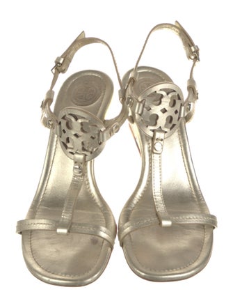 Tory Burch Leather T-Strap Sandals