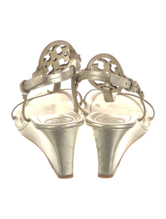 Tory Burch Leather T-Strap Sandals