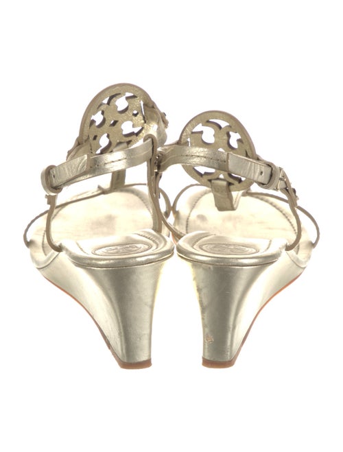 Tory Burch Leather T-Strap Sandals