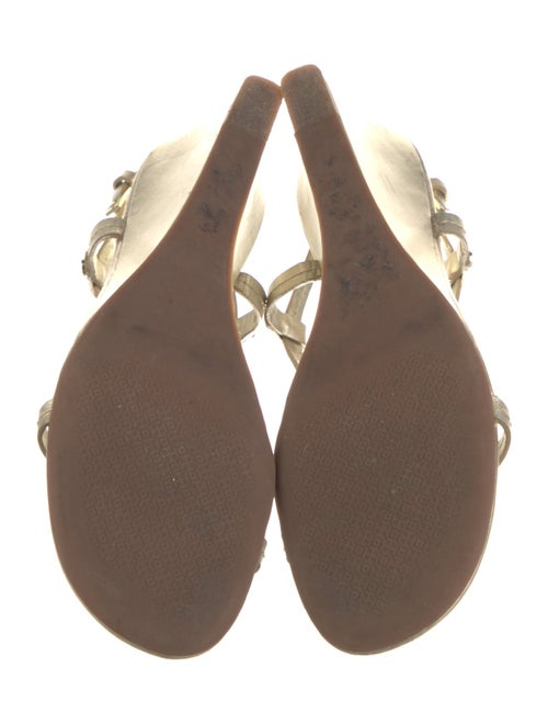 Tory Burch Leather T-Strap Sandals