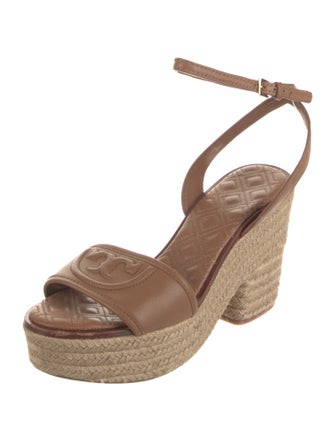 Tory Burch Leather Espadrilles