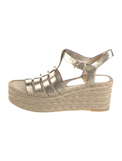 Tory Burch Leather Braided Accents Espadrilles