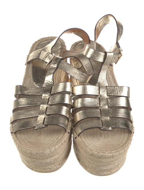 Tory Burch Leather Braided Accents Espadrilles