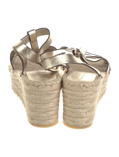 Tory Burch Leather Braided Accents Espadrilles