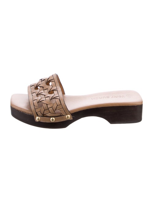 Tory Burch Leather Slides