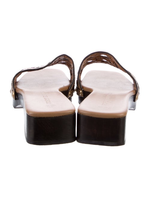 Tory Burch Leather Slides