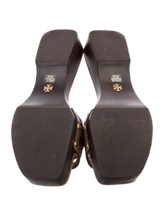Tory Burch Leather Slides