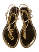 Tory Burch Leather T-Strap Sandals