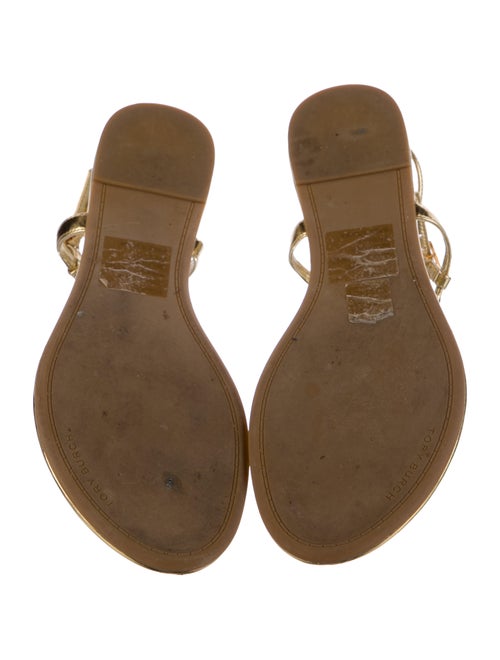 Tory Burch Leather T-Strap Sandals