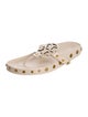 Tory Burch Leather Studded Accents Flip Flops