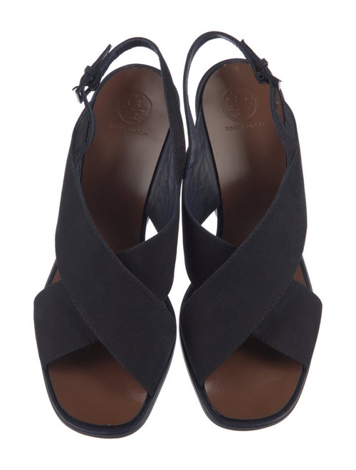 Tory Burch Suede Slingback Sandals