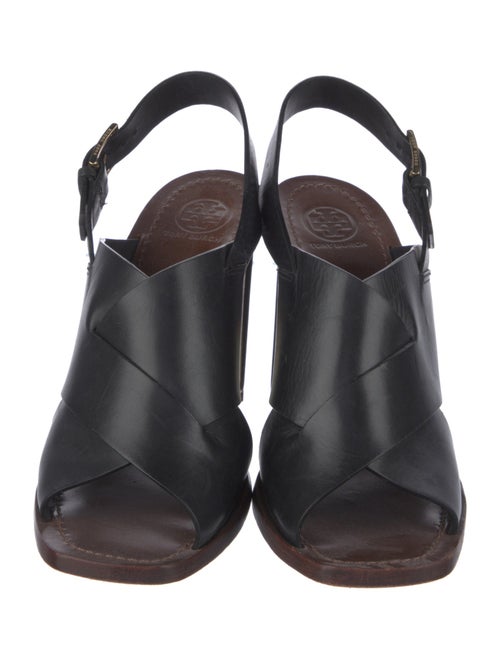 Tory Burch Leather Slingback Sandals