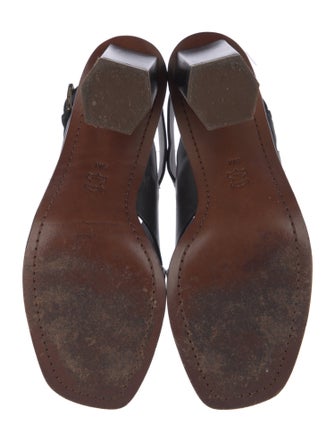 Tory Burch Leather Slingback Sandals