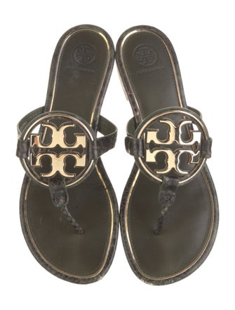 Tory Burch Leather Slides