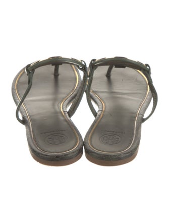 Tory Burch Leather Slides