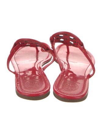 Tory Burch Patent Leather Flip Flops