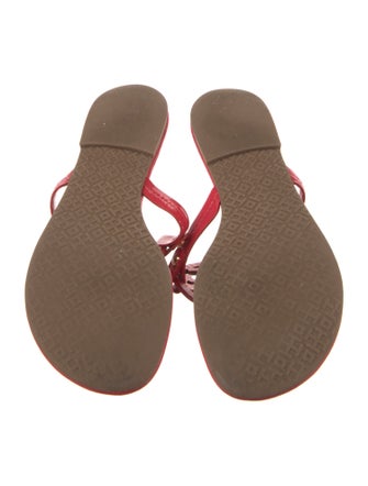 Tory Burch Patent Leather Flip Flops