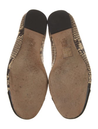 Tory Burch Leather Printed Ballet Flats