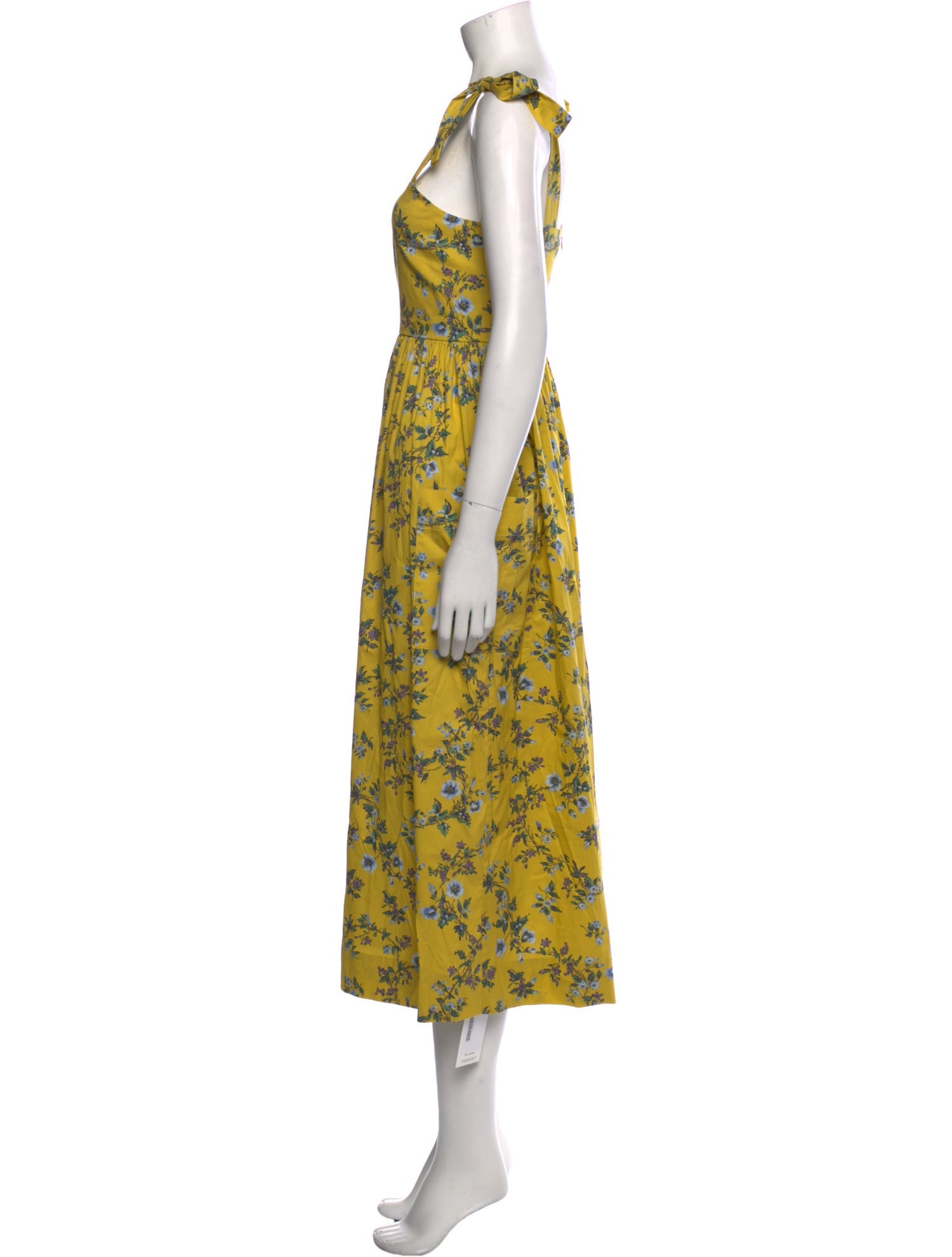 Tory Burch Floral Print Midi Length Dress