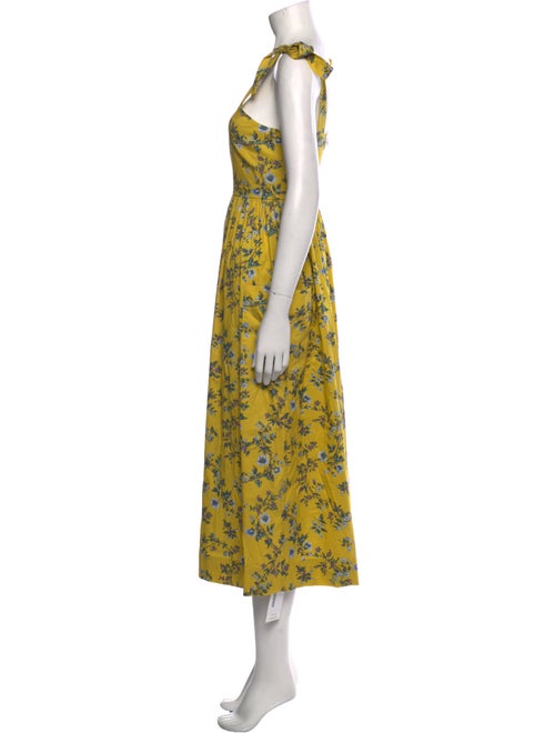 Tory Burch Floral Print Midi Length Dress