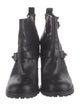 Tory Burch Leather Studded Accents Moto Boots
