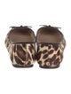 Tory Burch Ponyhair Animal Print Ballet Flats