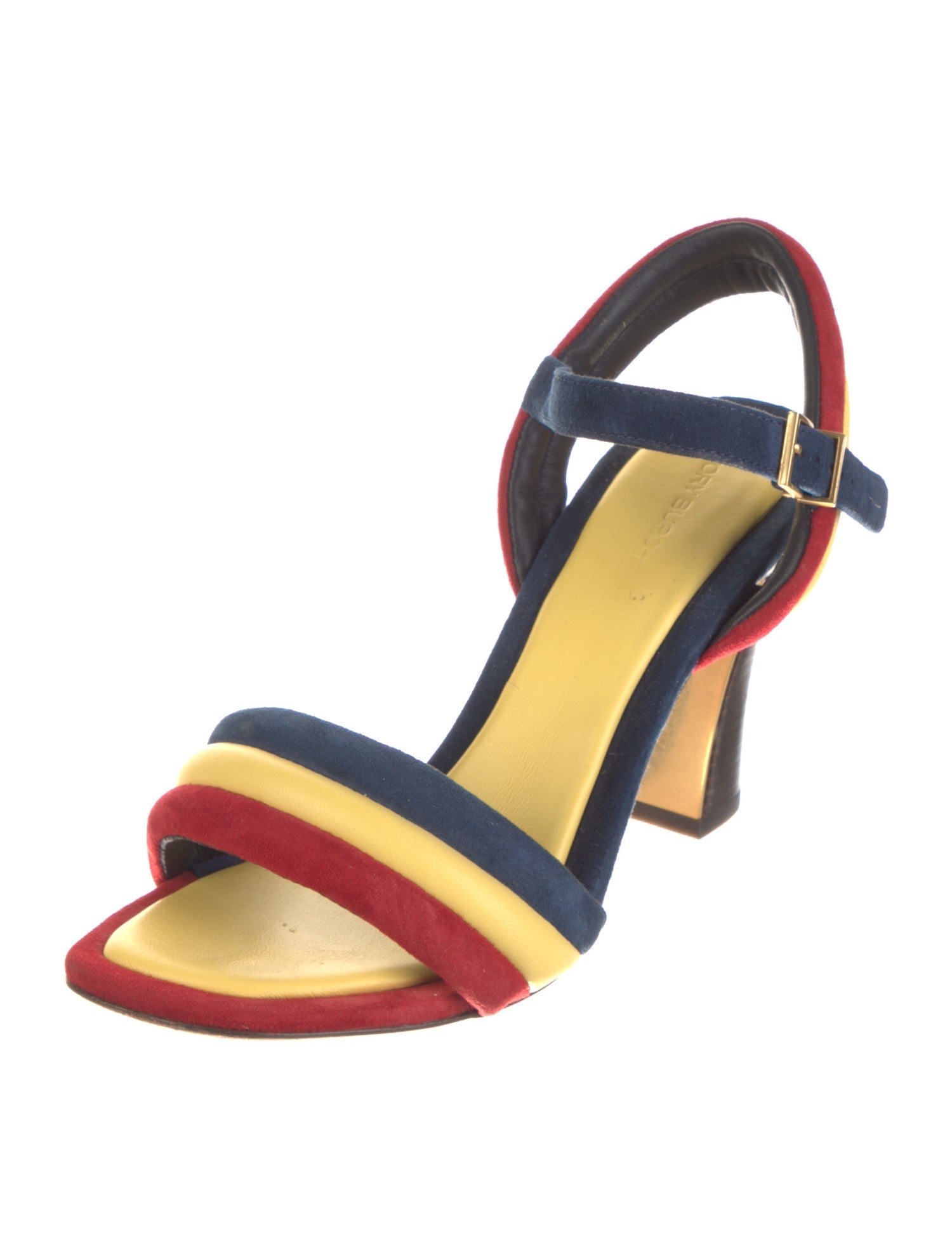 Tory Burch Leather Printed Slingback Sandals