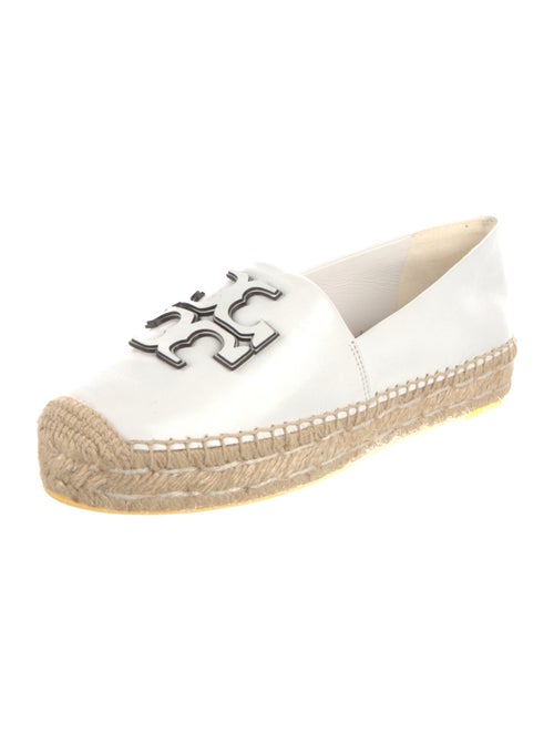 Tory Burch Leather Whipstitch Trim Espadrilles