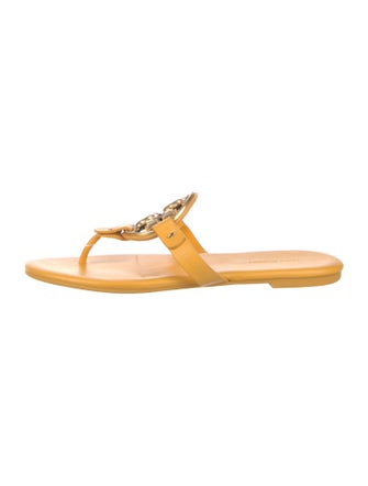 Tory Burch Leather Slides