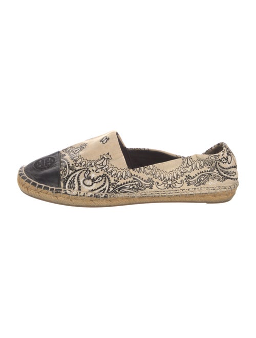 Tory Burch Canvas Paisley Print Espadrilles