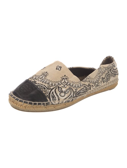 Tory Burch Canvas Paisley Print Espadrilles