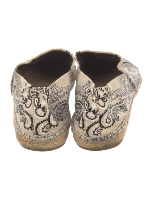 Tory Burch Canvas Paisley Print Espadrilles