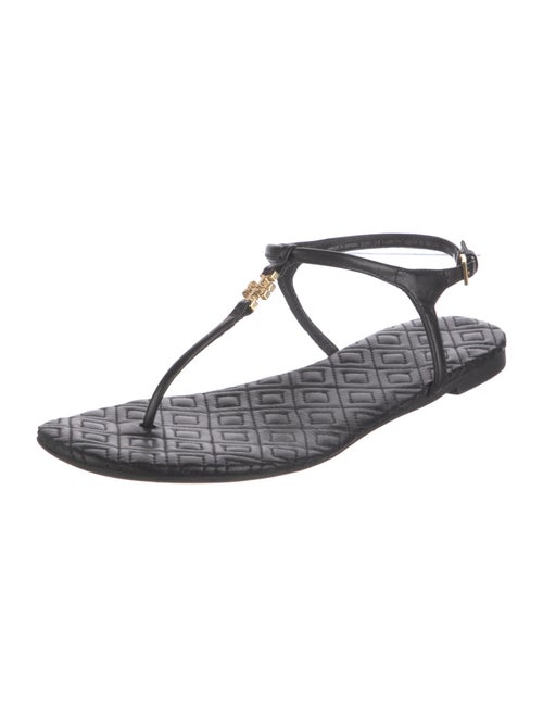 Tory Burch Marion Leather T-Strap Sandals
