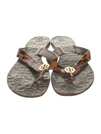 Tory Burch Patent Leather Slides