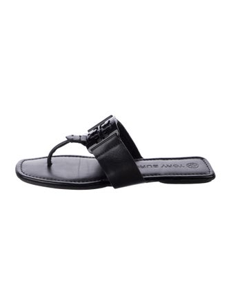 Tory Burch Leather Slides